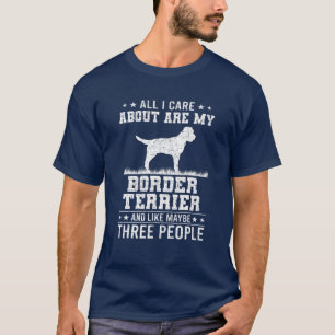 T-shirt Tout Ce Qui M'Intéresse Est Mon Terrier Frontalier
