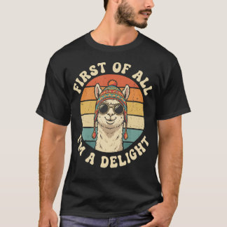 T-shirt Tout D'abord JE Suis Un Délice
