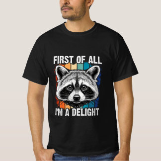 T-shirt Tout d'abord, je suis un opossum sarcastique et en
