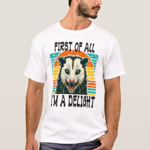 T-shirt Tout d'abord, je suis un plaisir