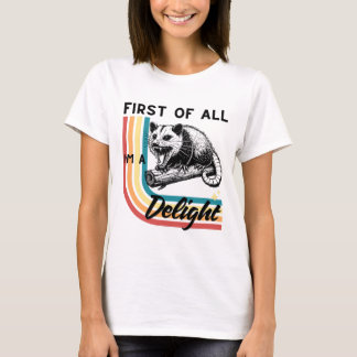 T-shirt Tout d'abord, je suis un plaisir | Amoureux des an