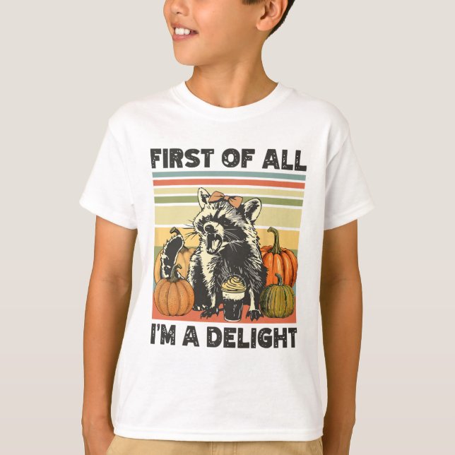 T-shirt Tout d'abord je suis un plaisir Vintage 90s automn (Devant)