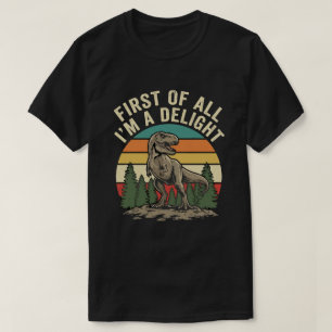 T-shirt Tout d'abord je suis une délicieuse humour sarcast
