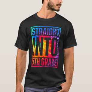 T-shirt Tout droit dans la teinture à tarte de 5e année Pr