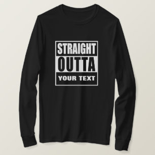 T-SHIRT TOUT DROIT DE [VOTRE VILLE OU ÉTAT] SUR MESURE