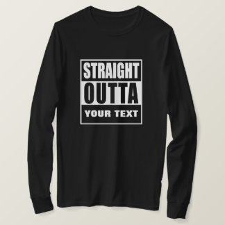 T-SHIRT TOUT DROIT DE [VOTRE VILLE OU ÉTAT] SUR MESURE
