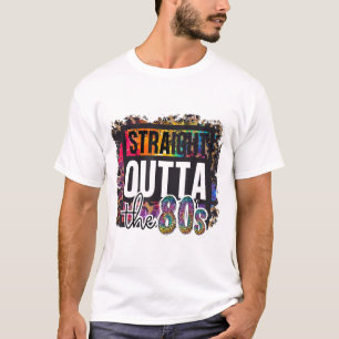 T-shirt Tout droit Les années 80 J'aime Les années 80