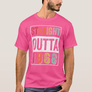 T-shirt Tout droit sorti de 1968 54 ans Vintage 1968 Class