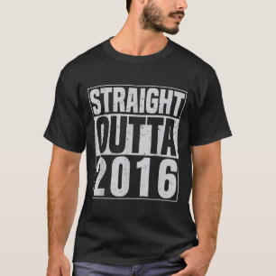 T-shirt Tout droit sorti de 2016 Clic Années Vintage Naiss
