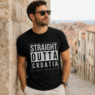 T-shirt Tout droit sorti de Croatie