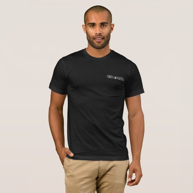 T-shirt Tout droit sur les vêtements jusqu'au matin avec l (Devant entier)