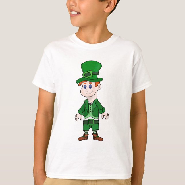 T-shirt Tout en vert pour la chance (Devant)