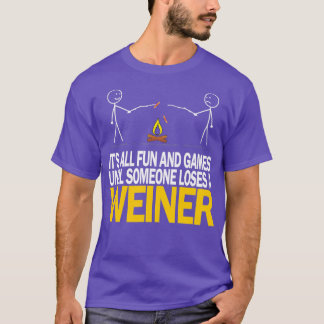 T-shirt Tout est amusant et jeux jusqu'à ce que quelqu'un 
