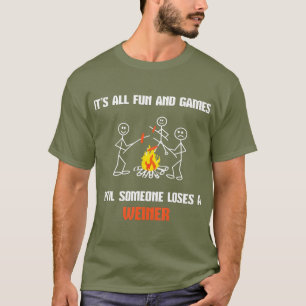 T-shirt Tout Est Amusant Et Jeux Jusqu'À Ce Que Quelqu'Un 