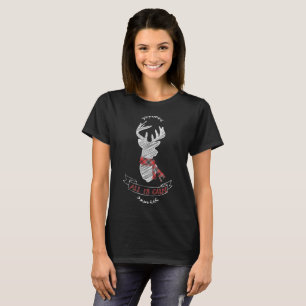 T-shirt Tout est calme Noël Rennes de Noël