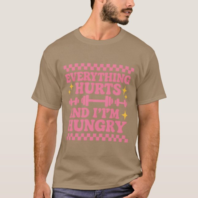 T-SHIRT TOUT EST MAL ET JE SUIS FAIM (Devant)