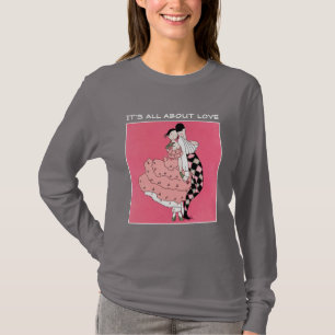 T-shirt Tout est question d'Amour. Cadeau de la Saint-Vale