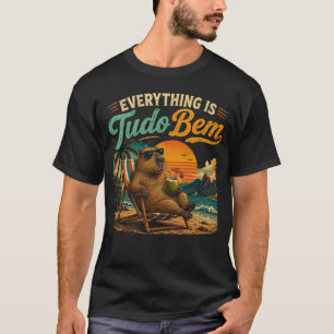 T-shirt Tout est Tudo Bem Plage de Capybara