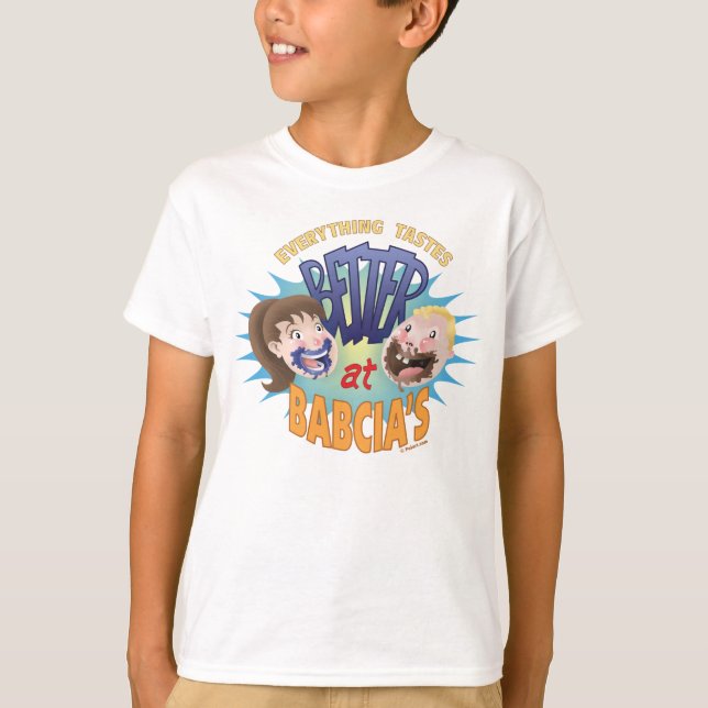 T-shirt Tout goûte meilleur chez Babcia (Devant)