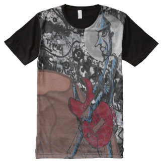 T-shirt Tout Imprimé Armée de roche d'homme de bidon !