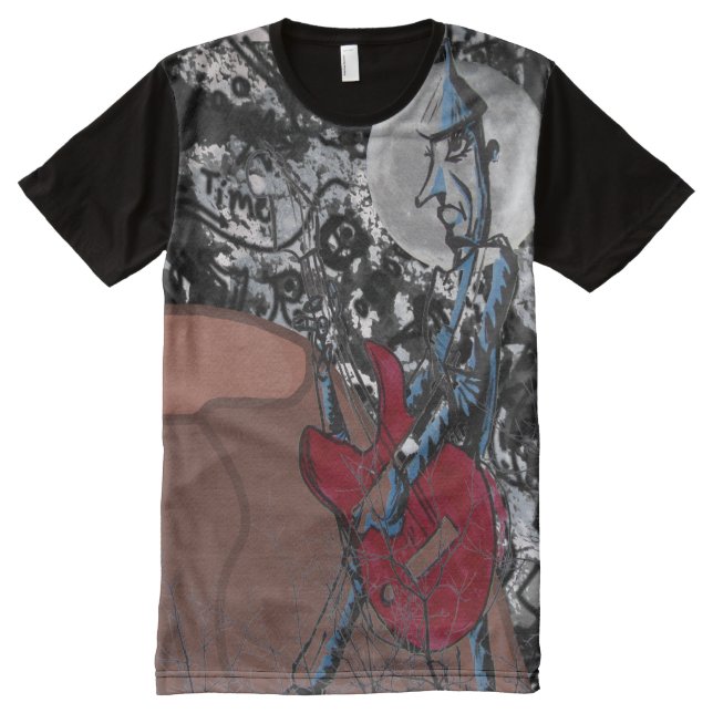 T-shirt Tout Imprimé Armée de roche d'homme de bidon ! (Devant)