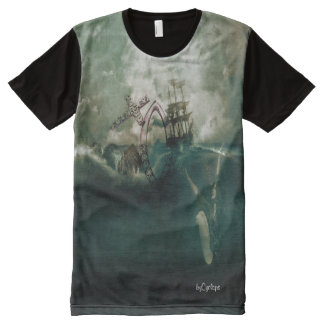 T-shirt Tout Imprimé Enregistrer par la croix