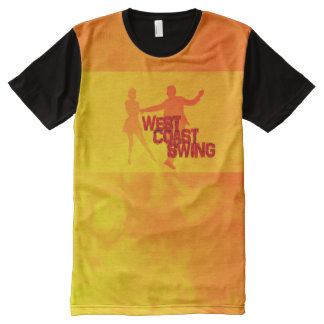 T-shirt Tout Imprimé Swing de la Côte Ouest