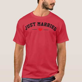 T-shirt Tout juste mariés 2