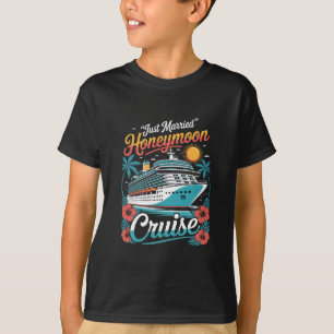 T-shirt Tout juste mariés, lune de miel, vacances correspo