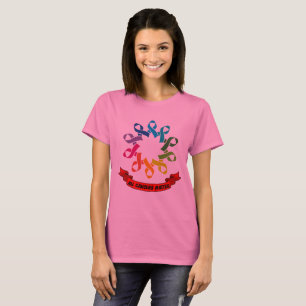 T-shirt Tout l'appui de Cancer d'habillement de chemise de