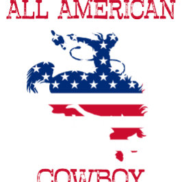 T-shirt Tout le cowboy américain