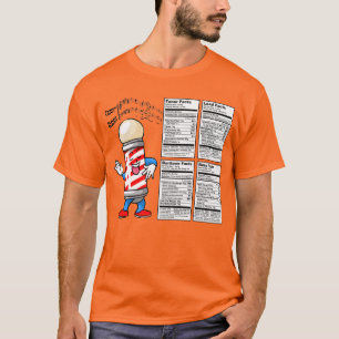 T-shirt Tout le "étiquette de l'information nutritionnelle