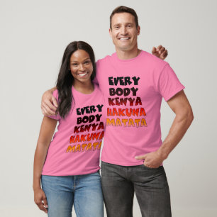 T-shirt Tout le Kenya Hakuna Matata