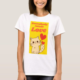 T-shirt tout le monde a besoin d'amour