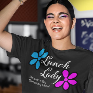 T-shirt Tout Le Monde Aime La Dame Du Déjeuner