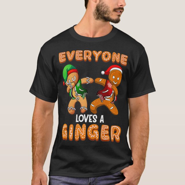 T-shirt Tout le monde aime le pain d'épices de la chemise  (Devant)