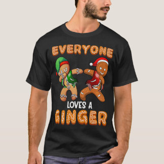 T-shirt Tout le monde aime le pain d'épices de la chemise 