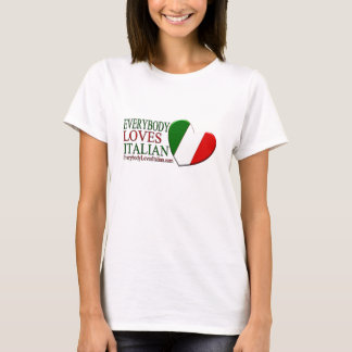 T-shirt Tout le monde aime l'italien