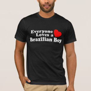 T-shirt Tout le monde aime un garçon brésilien