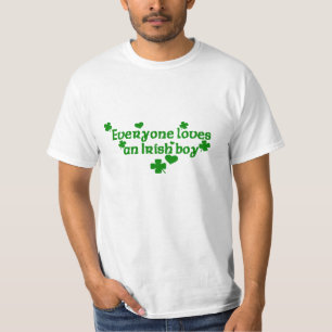 T-shirt Tout le monde aime un garçon irlandais