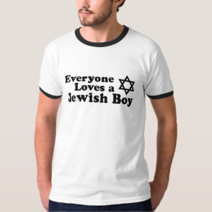 T-shirt Tout le monde aime un garçon juif