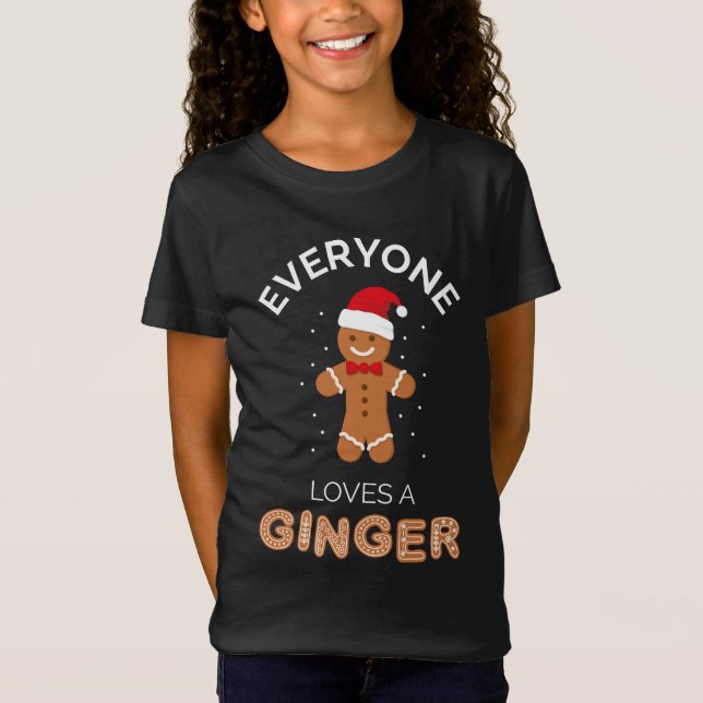 T-Shirt Tout le monde aime un gingembre que j'aime (Devant)