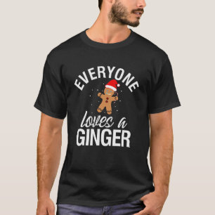 T-shirt Tout Le Monde Aime Un Ginger Amusant Redhead Ginge
