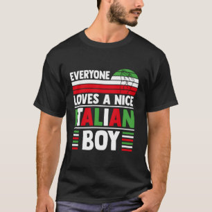 T-shirt Tout Le Monde Aime Une Jolie Famille Italienne Ita