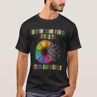 T-shirt Tout Le Monde Communique Différents Autisme Spécia