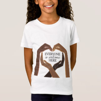 T-Shirt Tout le monde est le bienvenu ici - Unité et diver