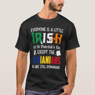 T-shirt Tout Le Monde Est Un Peu Irlandais Sur Les Roms De