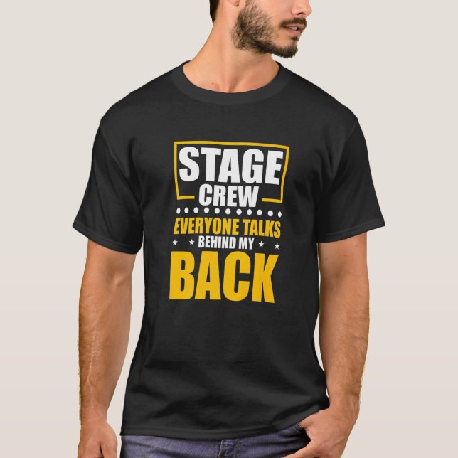 T-shirt Tout le monde parle derrière mon dos Théâtre Tech  (Devant)