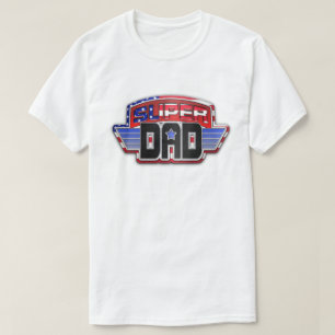 T-shirt Tout le papa superbe américain
