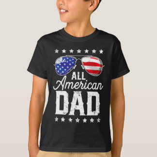 T-shirt Tout le père américain du 4 juillet Fête des pères